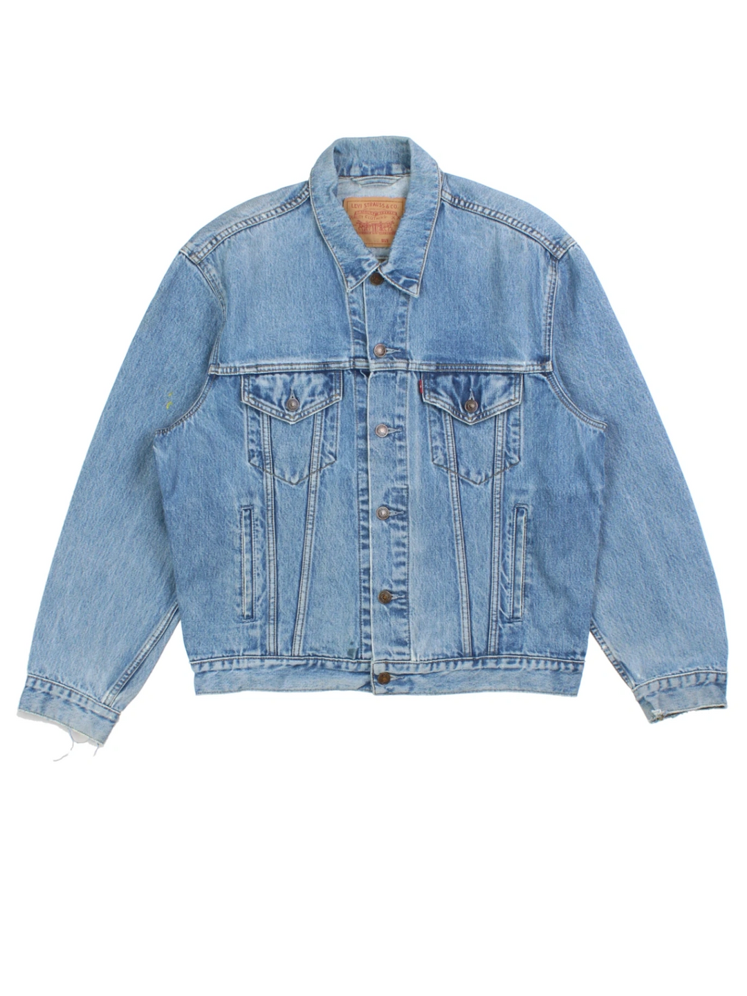 Levi Strauss Blue Denim Trucker Jacket (Size L)