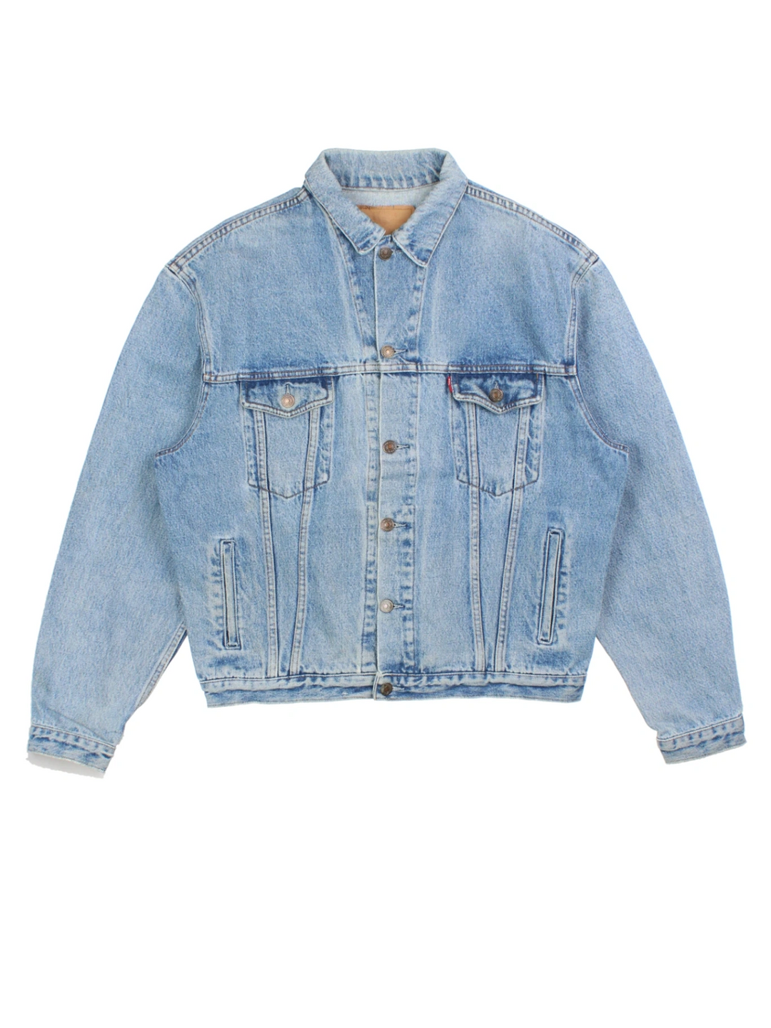 Levi Strauss Blue Denim Trucker Jacket (Size L)