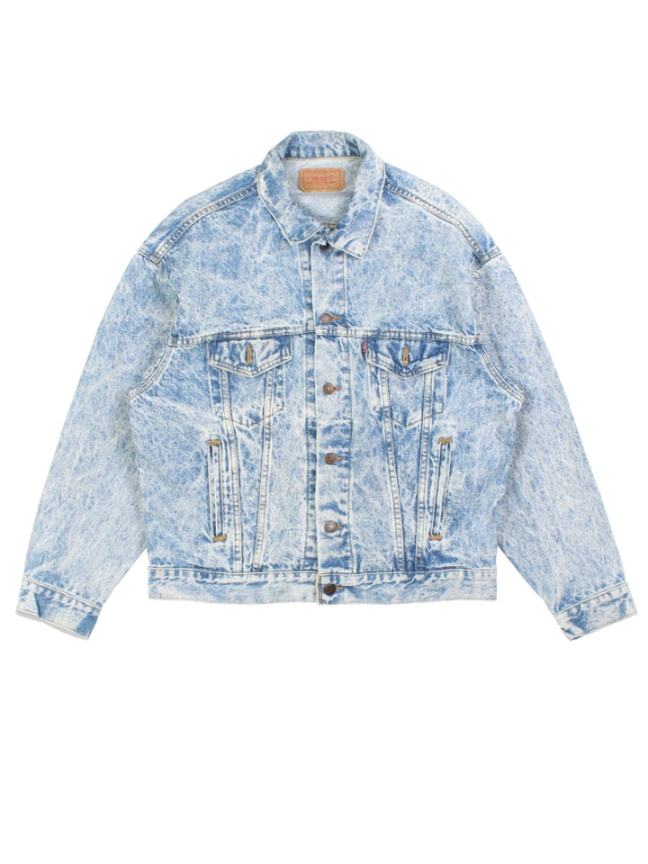 Levi Strauss Blue Denim Trucker Jacket (Size L)