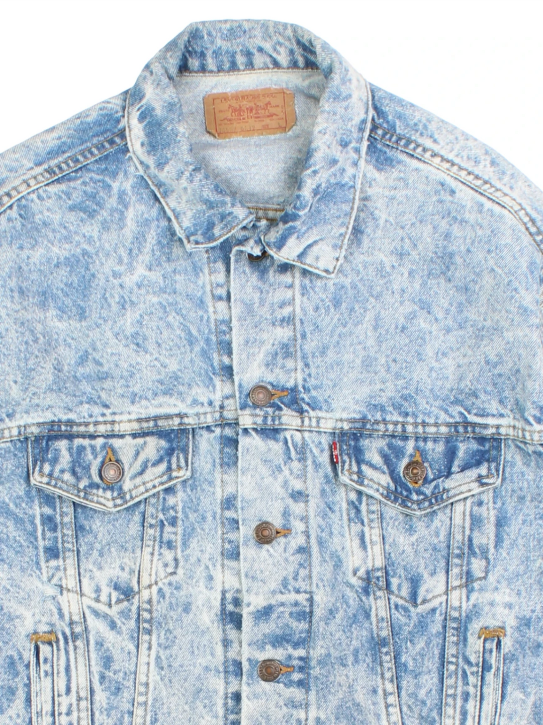 Levi Strauss Blue Denim Trucker Jacket (Size L)