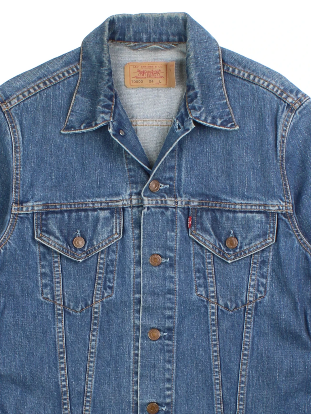 Levi Strauss Blue Denim Trucker Jacket (Size M)