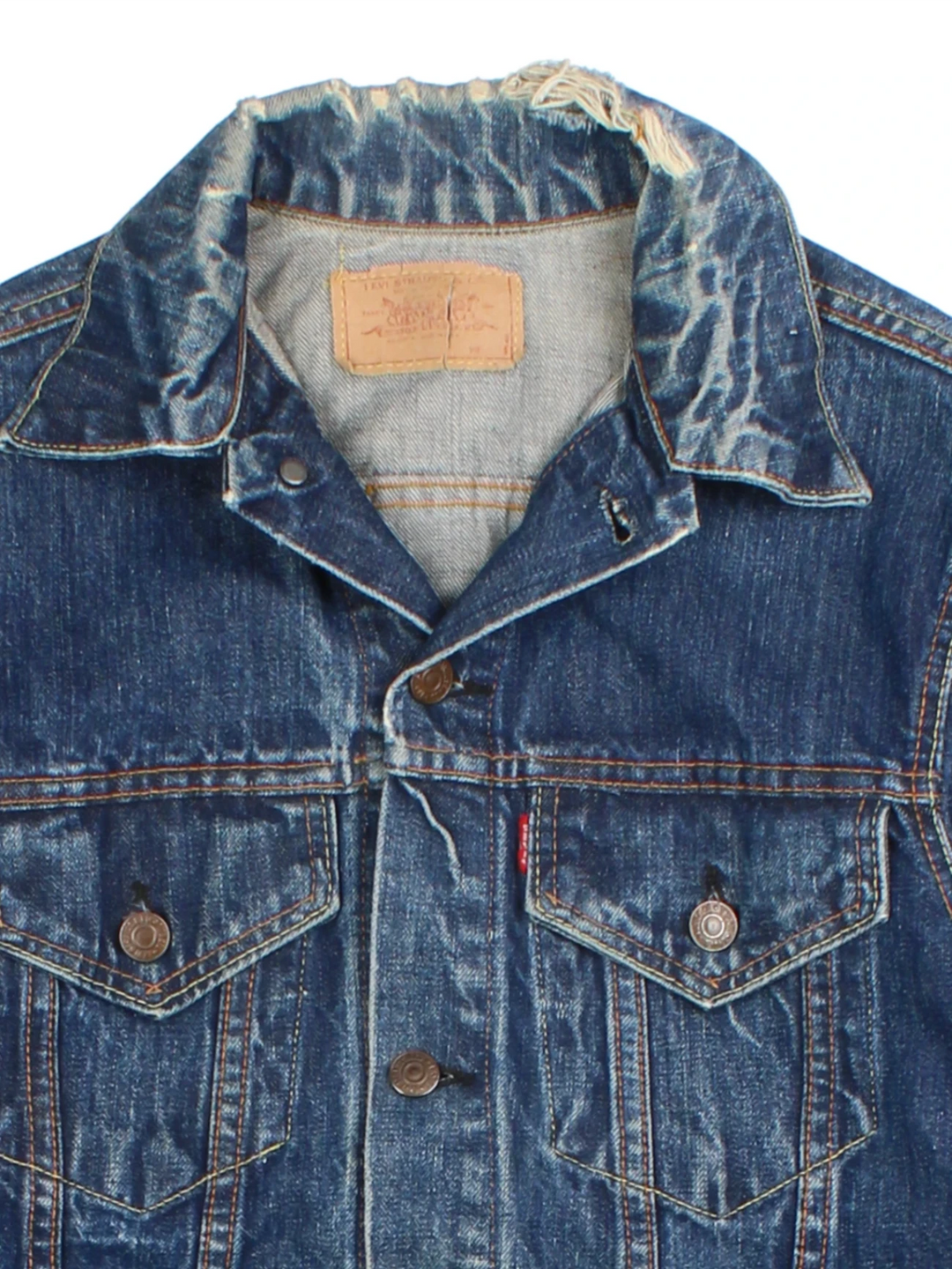 Levi Strauss Blue Denim Trucker Jacket (Size XS)
