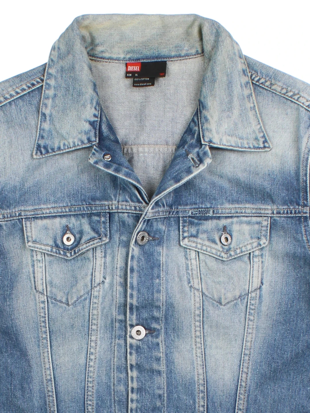 Y2K Diesel Blue Denim Jacket (Size M)