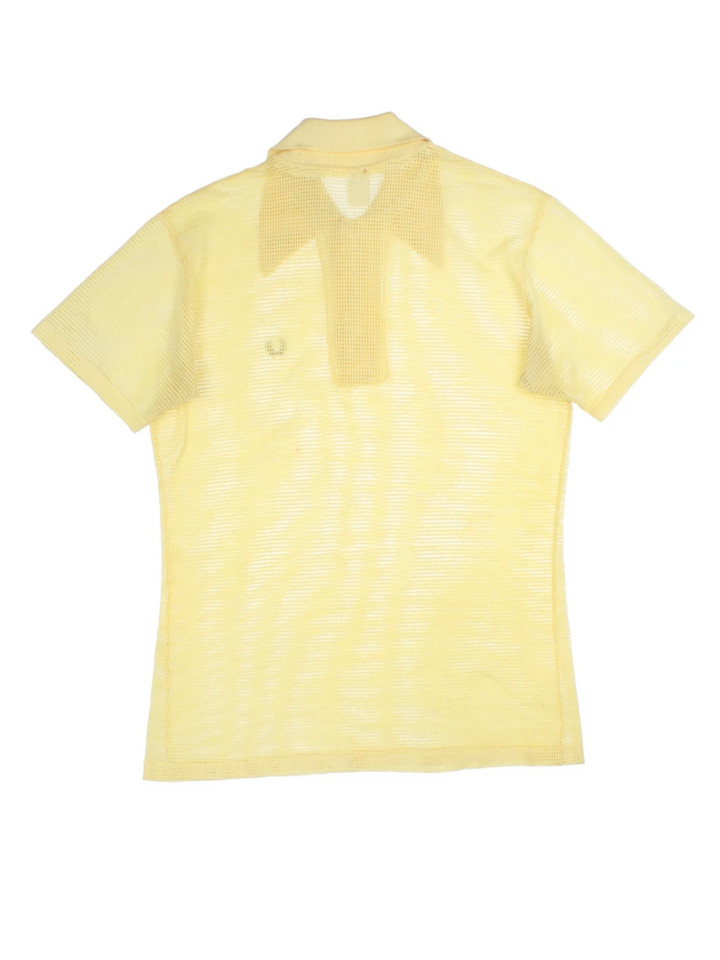 70's Fred Perry Mesh Polo Shirt (Size S)