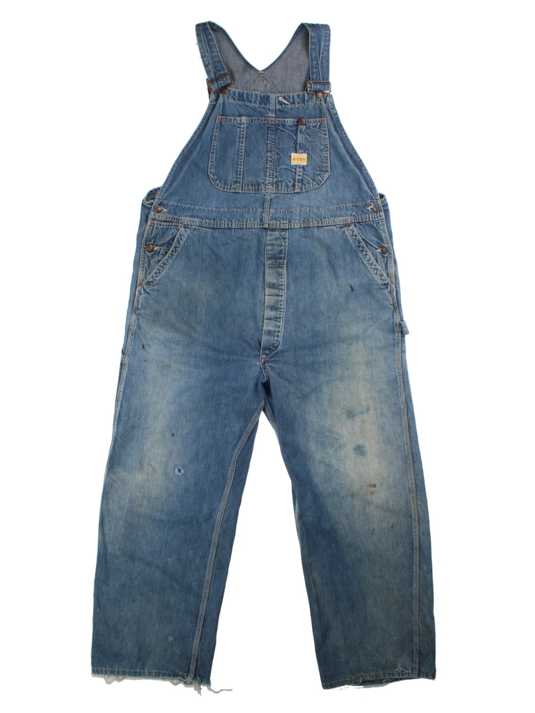 Vintage Denim Dungarees (Size XXL)