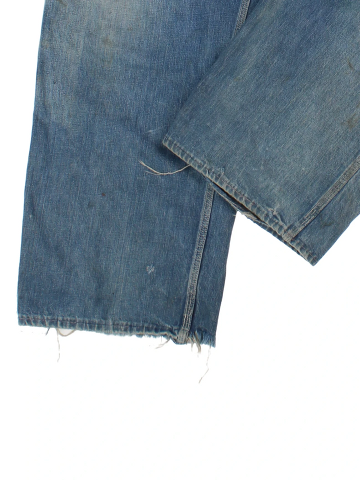 Vintage Denim Dungarees (Size XXL)