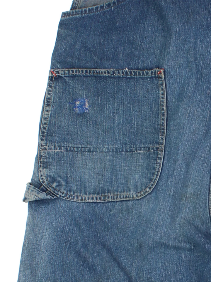 Vintage Denim Dungarees (Size XXL)
