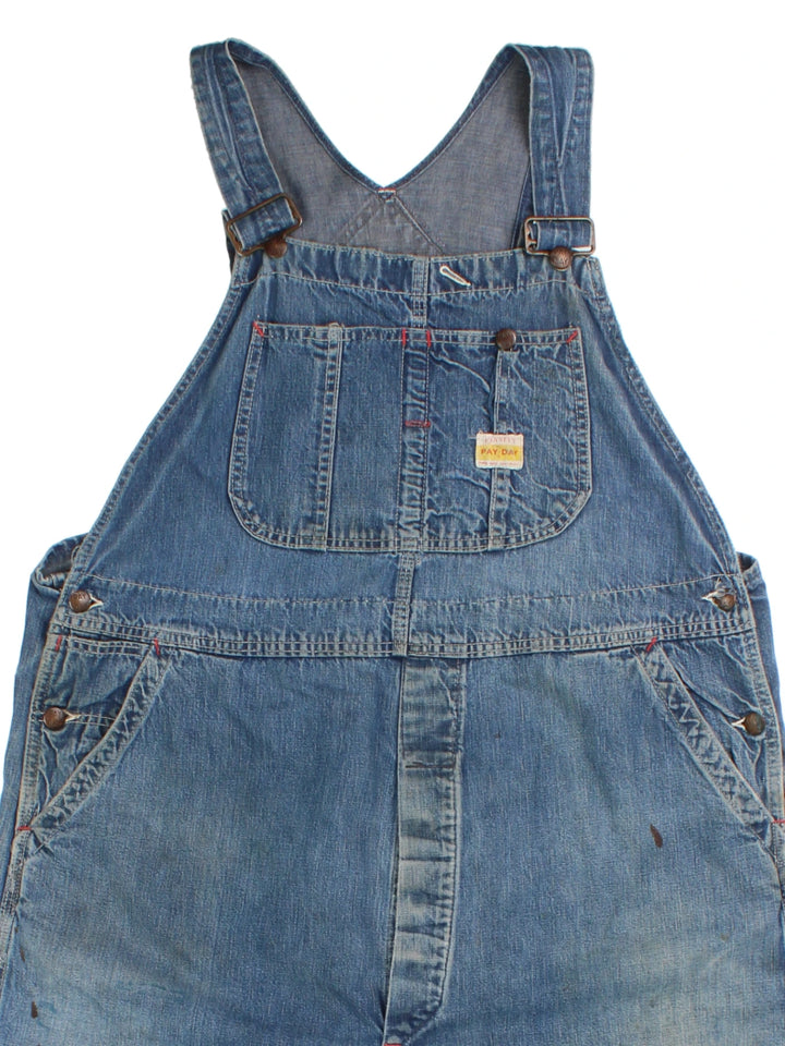 Vintage Denim Dungarees (Size XXL)