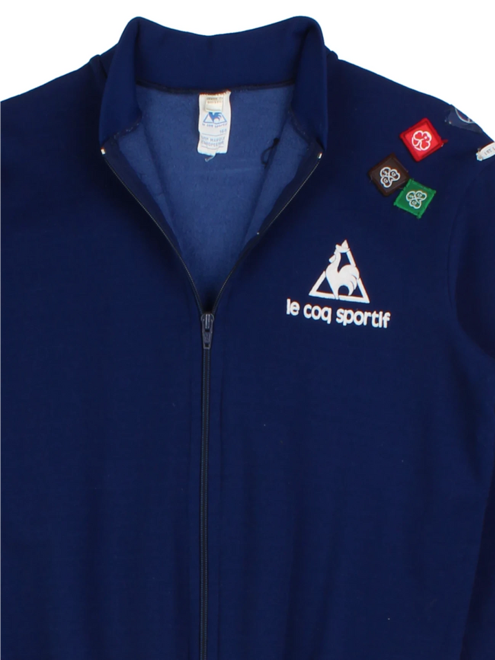 80'S Le Coq Sportif Girl Guides Tracksuit Top (Size M)