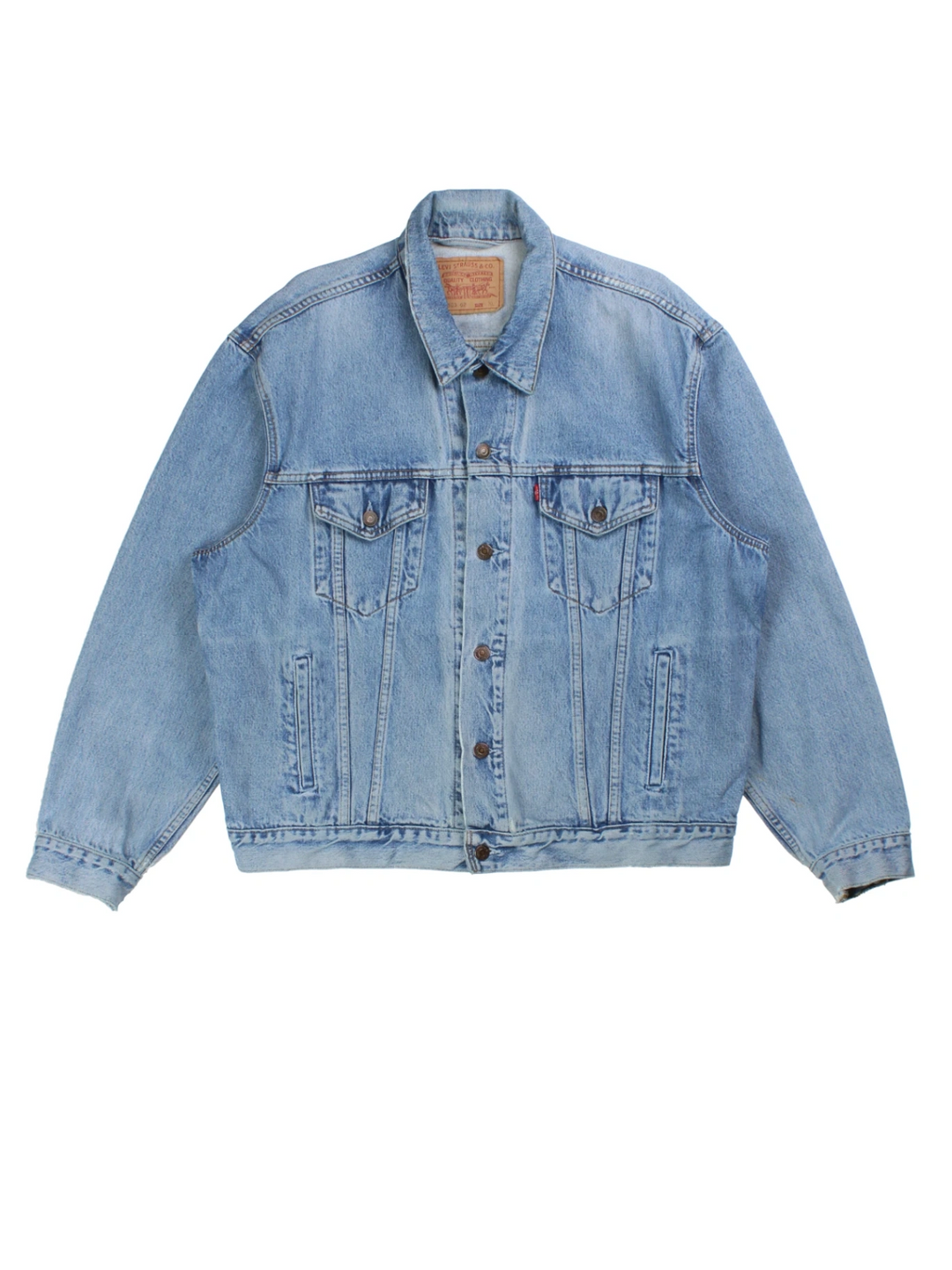 Levi Strauss Blue Trucker Denim Jacket (Size XL)