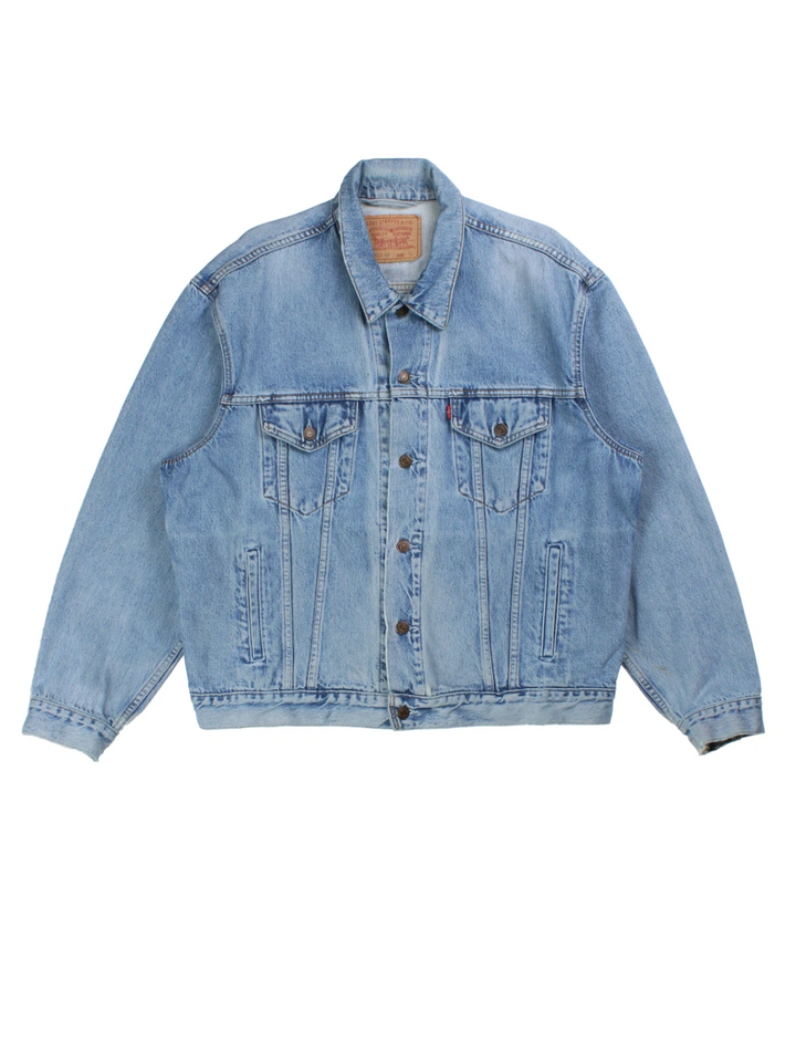 Levi Strauss Blue Trucker Denim Jacket (Size XL)