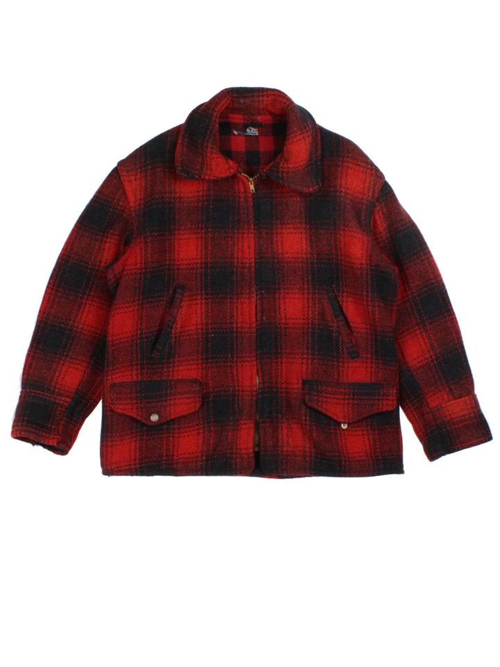 60's Plaid Hunting Jacket (Size L)