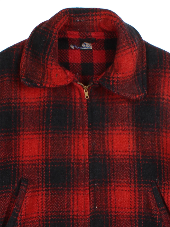 60's Plaid Hunting Jacket (Size L)
