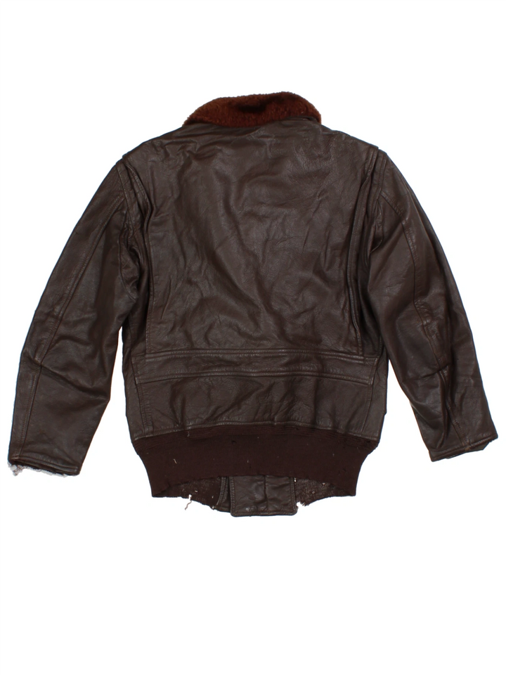 US Navy G-1 Leather Flight Jacket (Size S)
