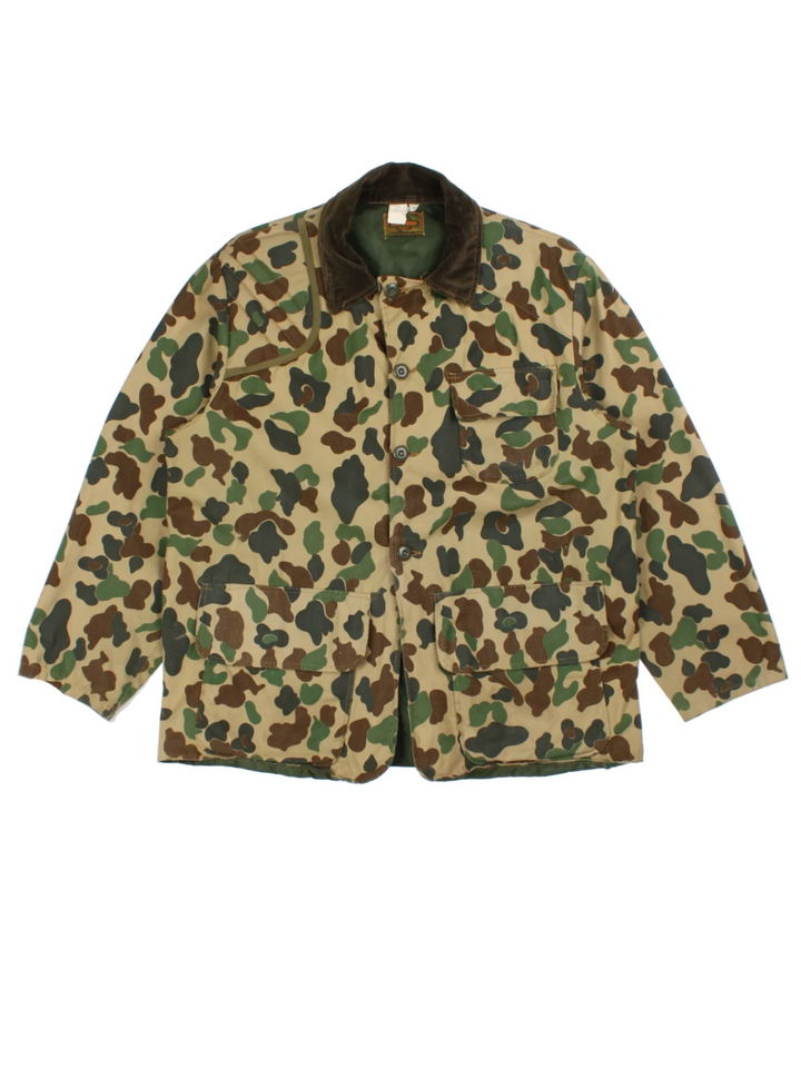 70's SAFTBAK Camouflage Field Jacket (Size XL)
