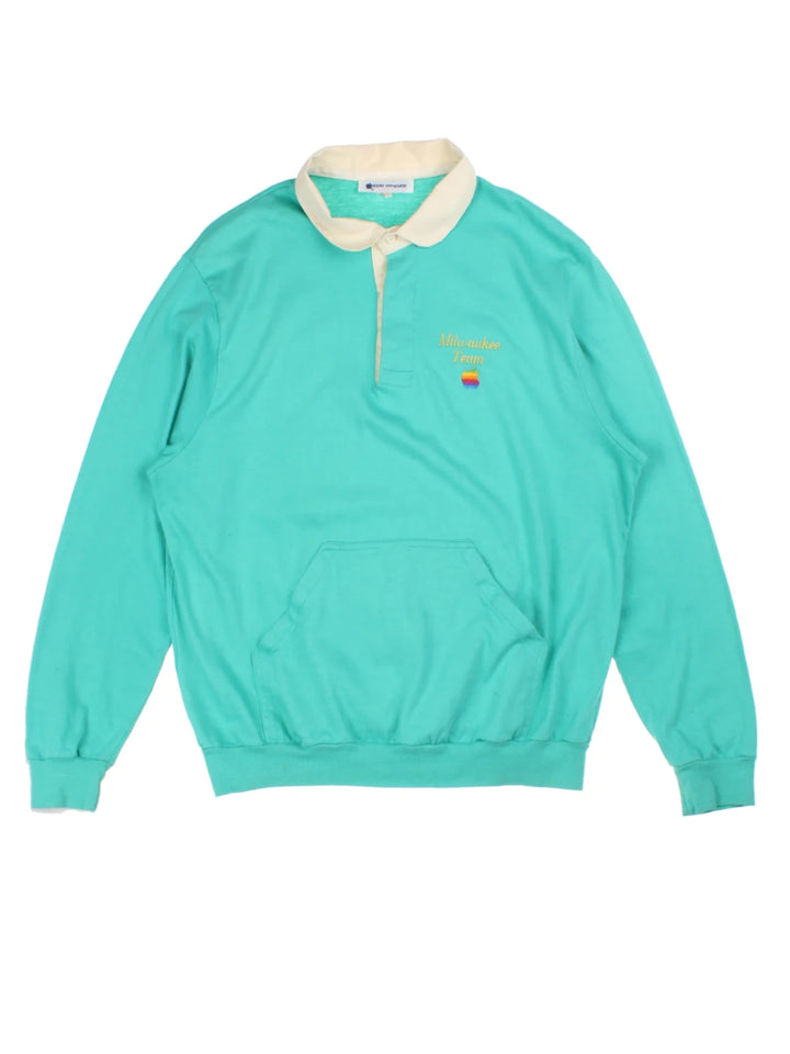 80's Apple Milwaukee Polo Shirt (Size L)