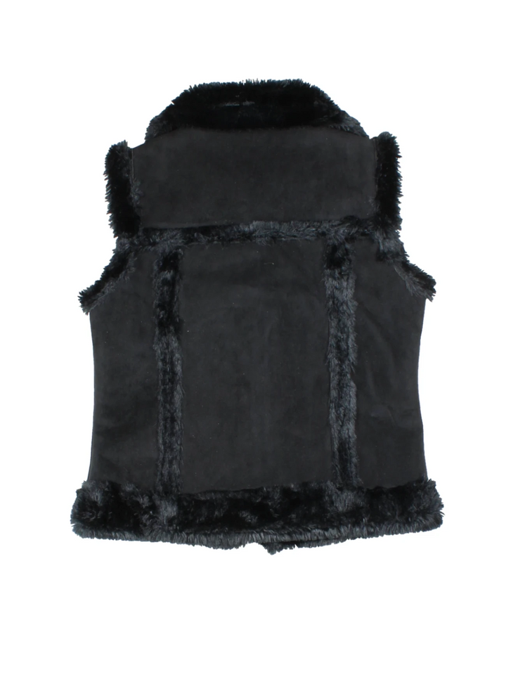 Y2K Faux Fur Gilet (Size S)