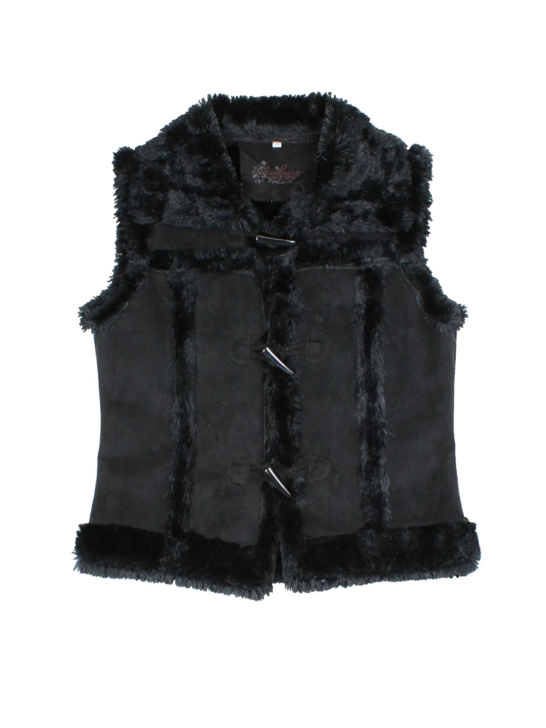 Y2K Faux Fur Gilet (Size S)
