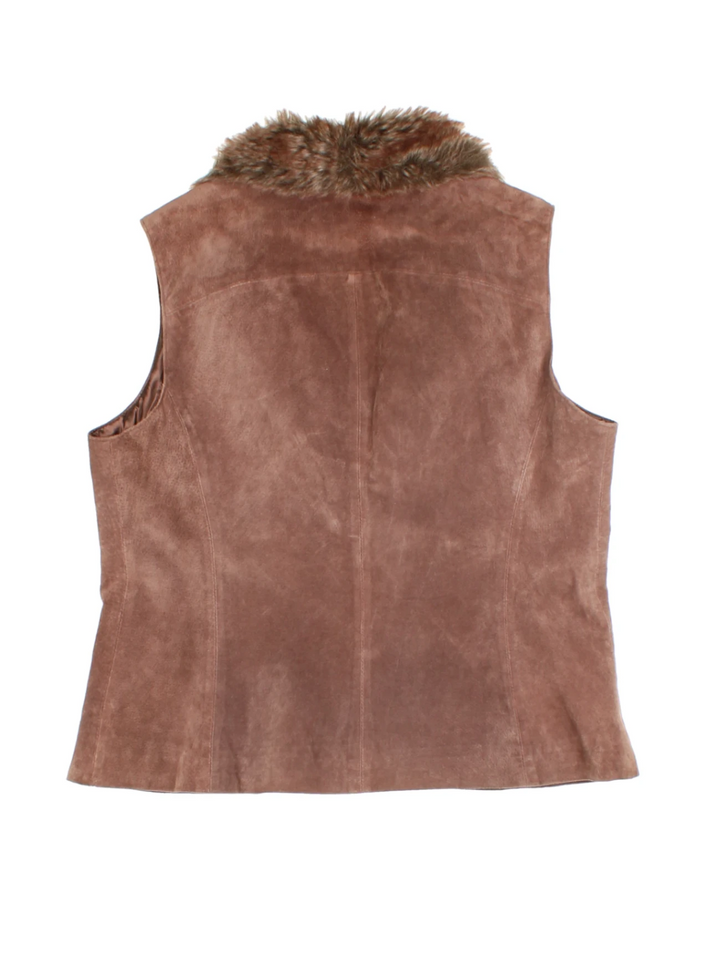 Y2K Leather Gilet (Size M)