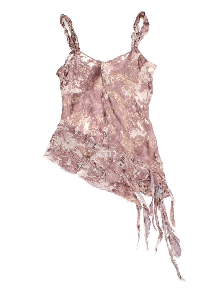 Y2K Karen Millen Asymmetrical Camisole Top (Size S)