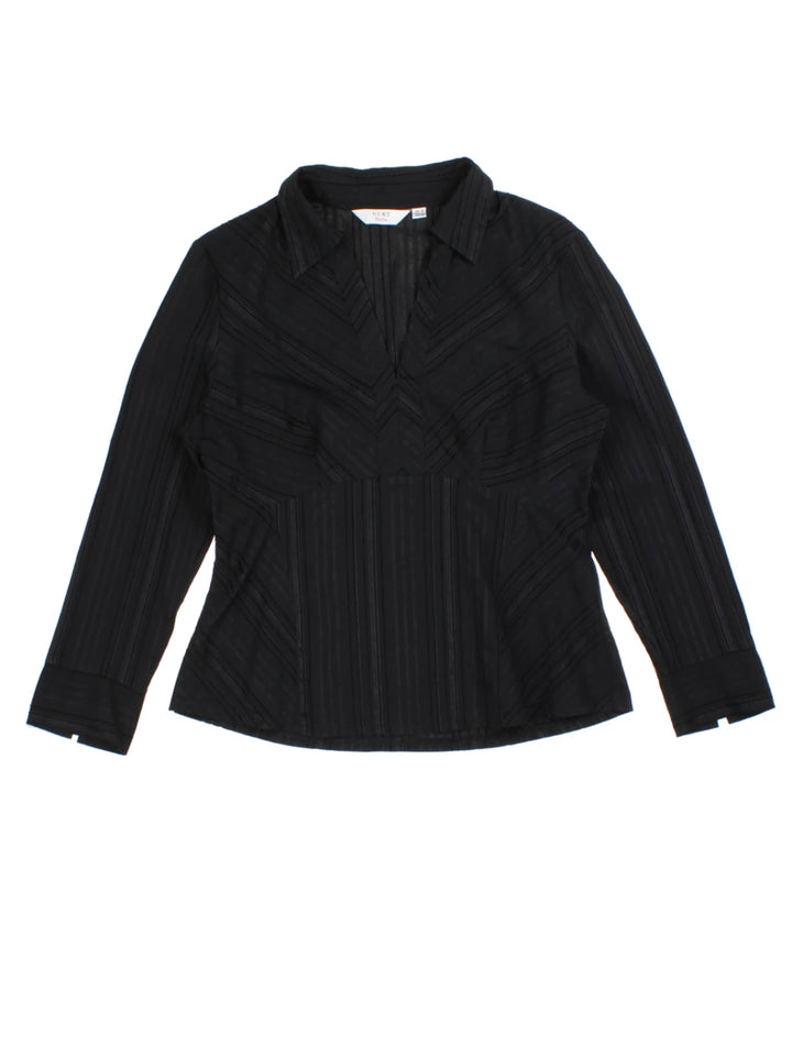Y2K Pinstripe Shirt (Size L)