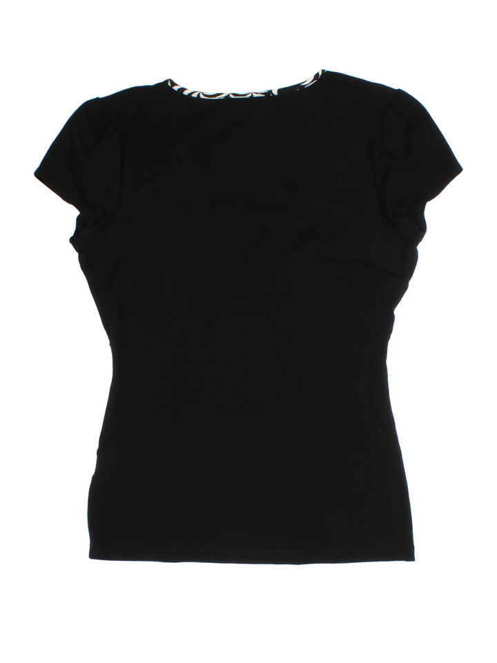 Y2K V Neck Top (Size M)