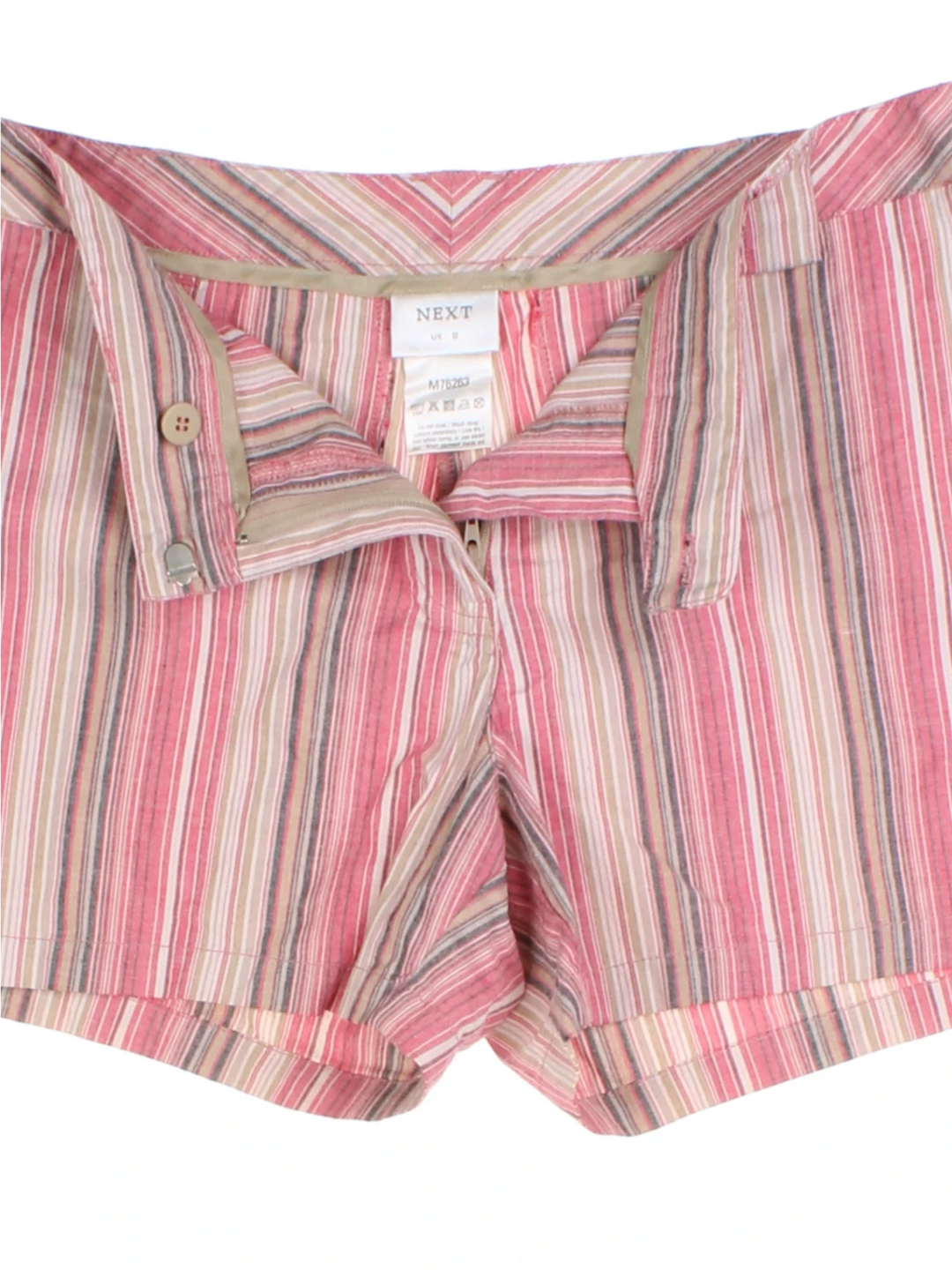 Y2K Stripe Shorts (Size XS)