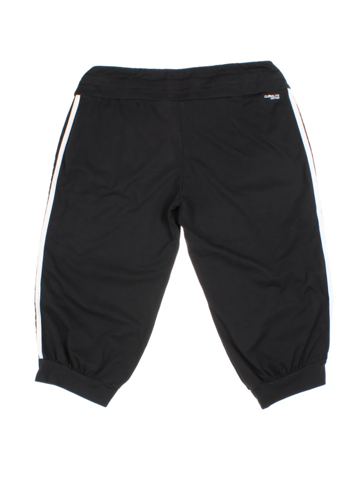 Y2K Adidas Cropped Tracksuit Bottoms (Size M)