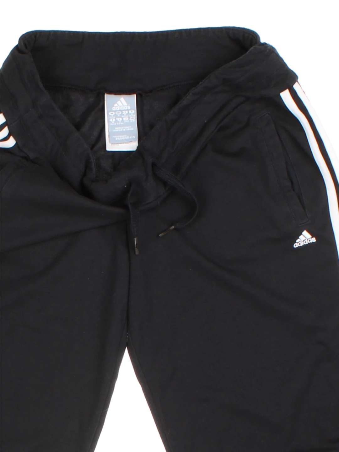 Y2K Adidas Cropped Tracksuit Bottoms (Size M)