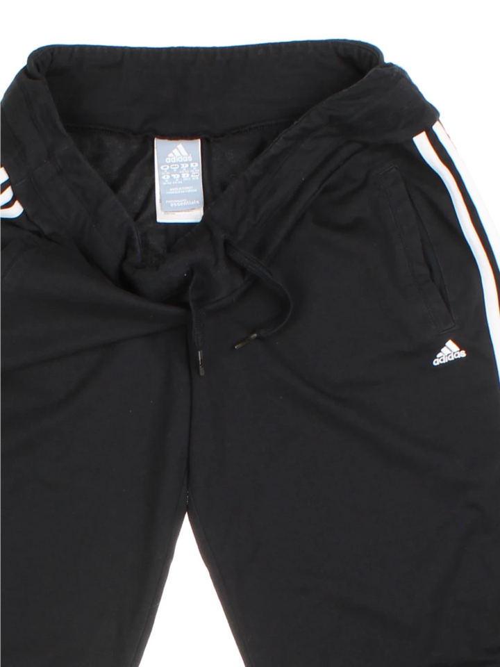 Y2K Adidas Cropped Tracksuit Bottoms (Size M)
