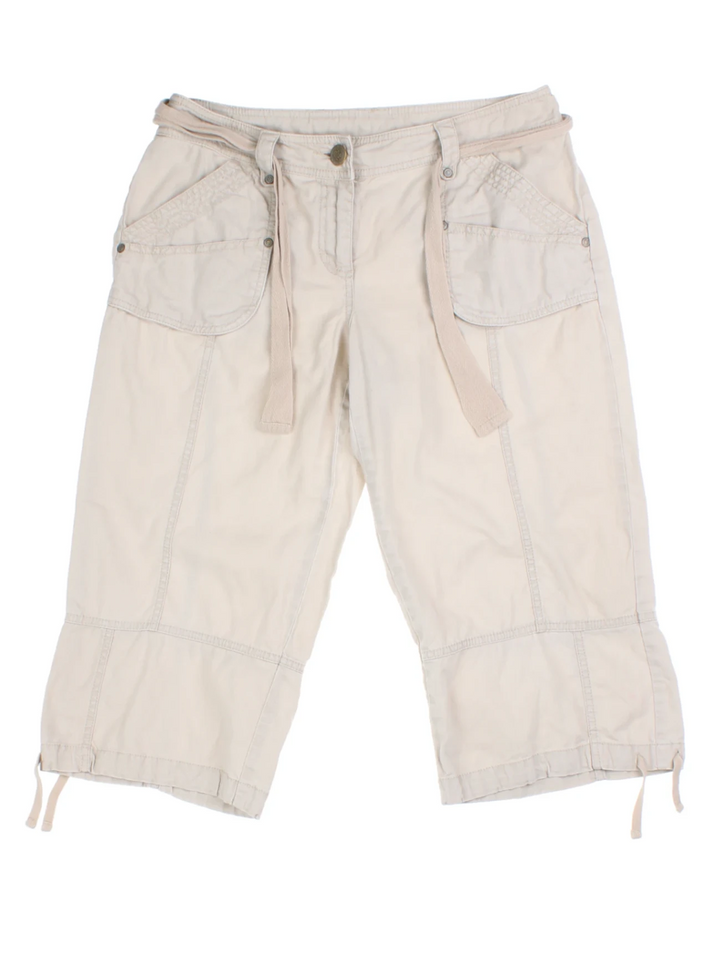 Y2K Cargo Capri Trousers (Size S)