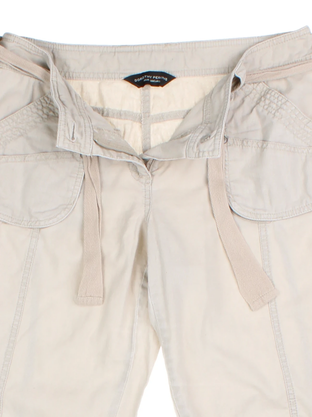 Y2K Cargo Capri Trousers (Size S)