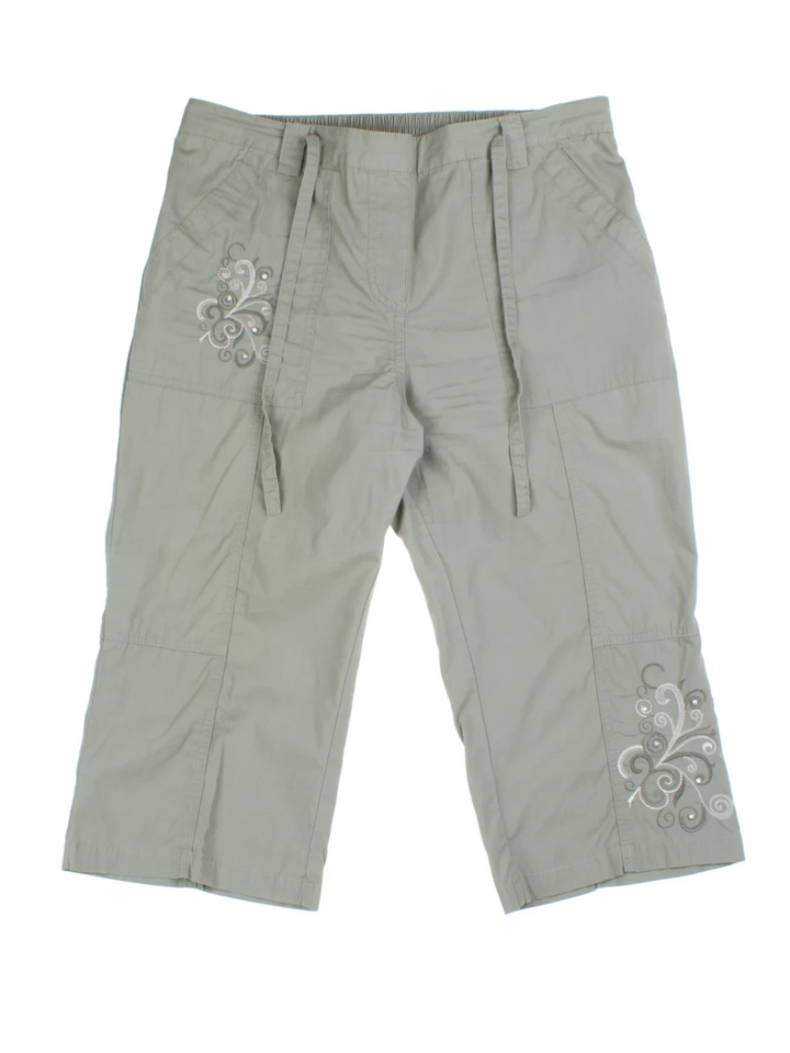 Y2K Capri Trousers (Size M)
