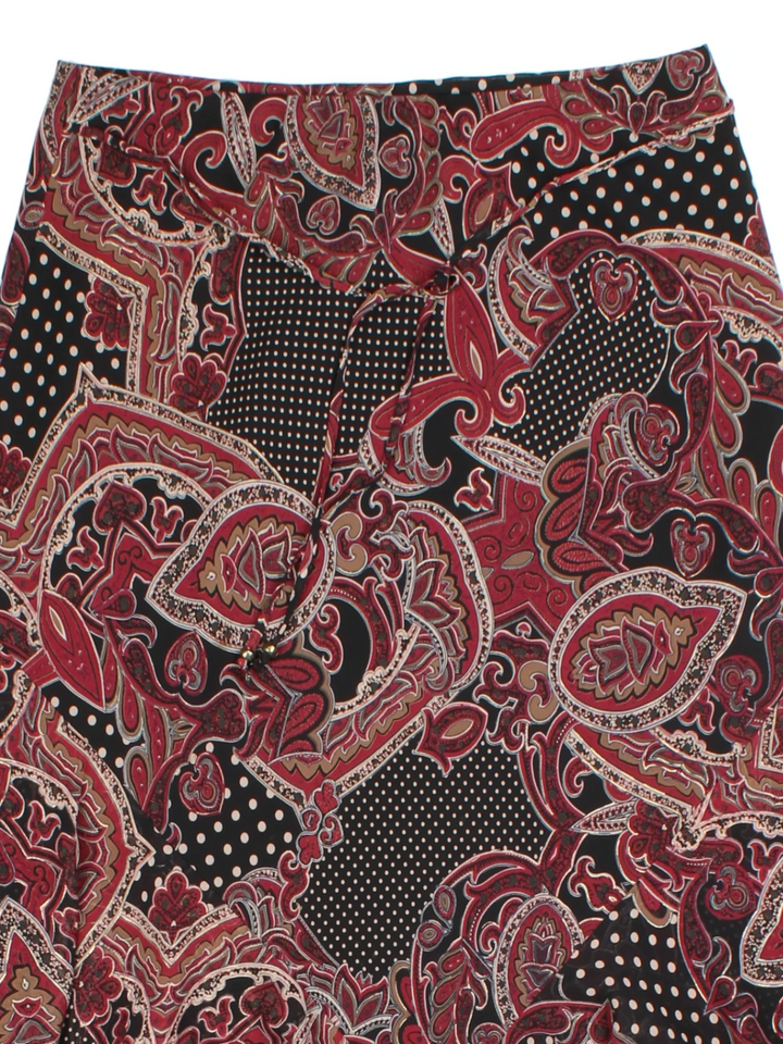 Y2K Paisley Midi Skirt (Size M)