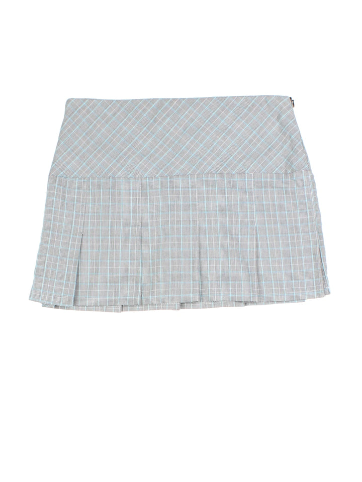Y2K Pleated Mini Skirt (Size XS)