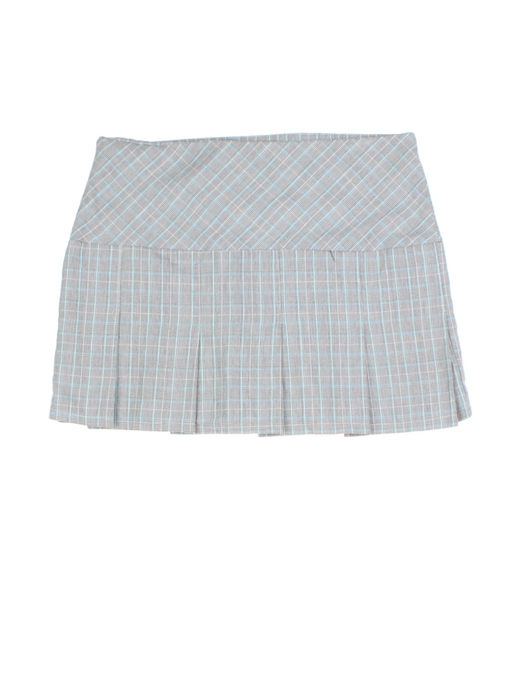 Y2K Pleated Mini Skirt (Size XS)