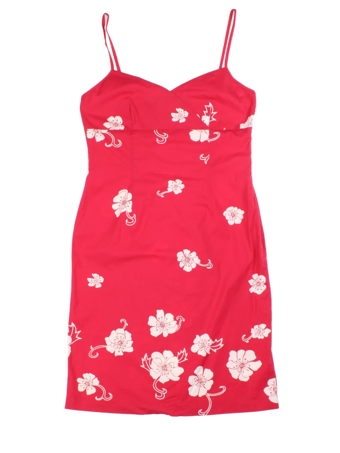 Y2K Principles Hawaiian Floral Midi Dress (Size S)