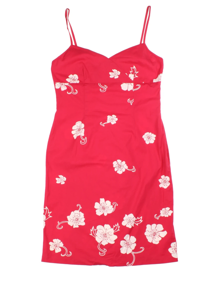 Y2K Principles Hawaiian Floral Midi Dress (Size S)