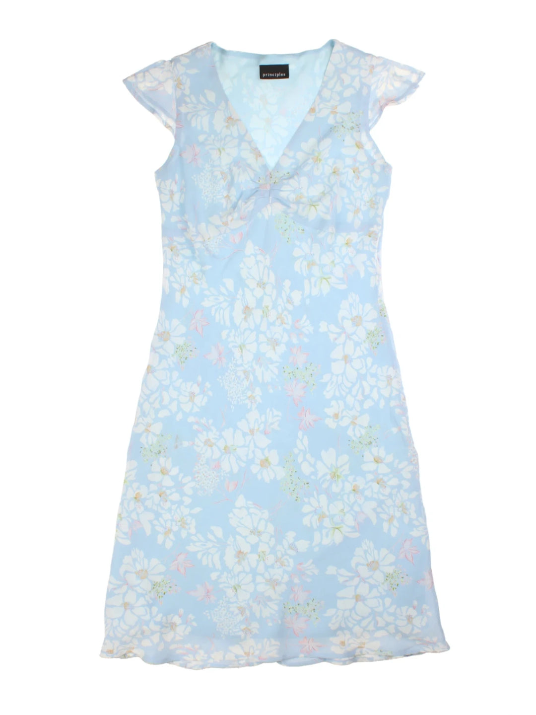 Y2K Floral Midi Dress (Size L)