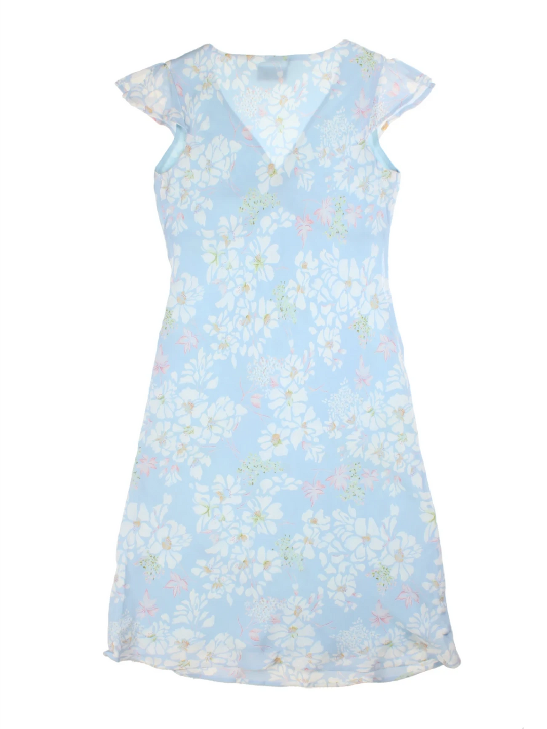 Y2K Floral Midi Dress (Size L)
