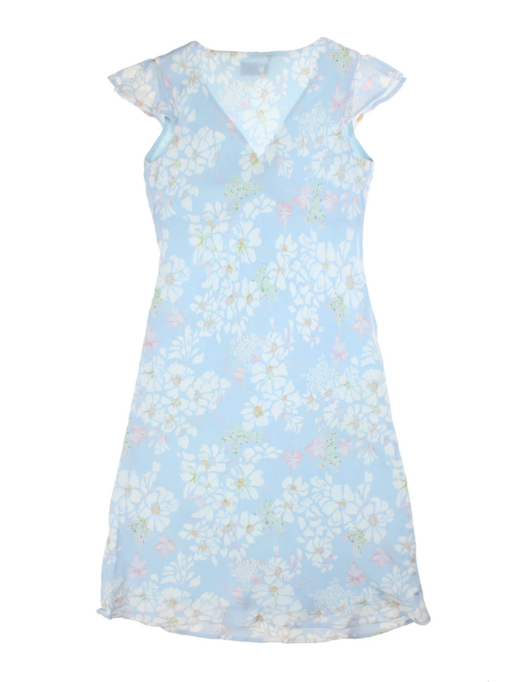 Y2K Floral Midi Dress (Size L)