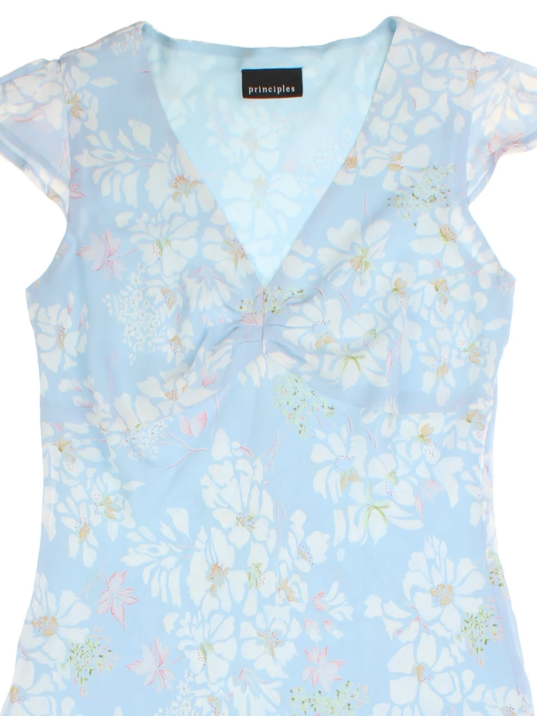 Y2K Floral Midi Dress (Size L)