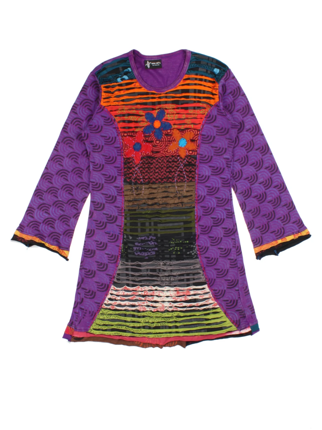 Y2K Bohemian Mini Dress (Size M)