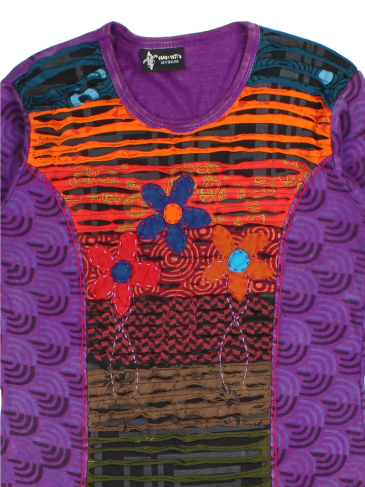 Y2K Bohemian Mini Dress (Size M)