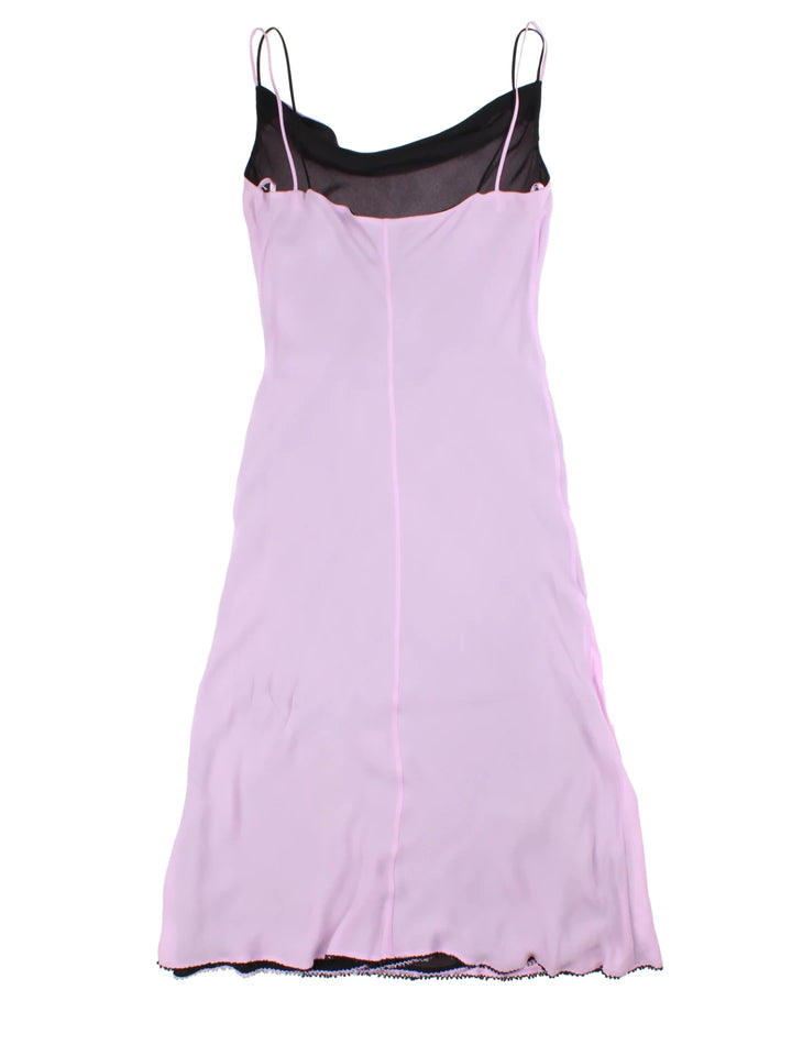 Y2K Reversible Midi Slip Dress (Size S)