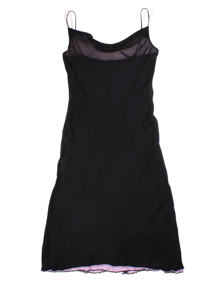 Y2K Reversible Midi Slip Dress (Size S)