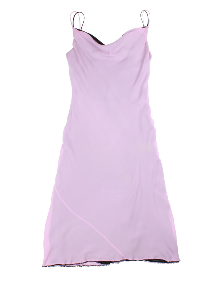 Y2K Reversible Midi Slip Dress (Size S)