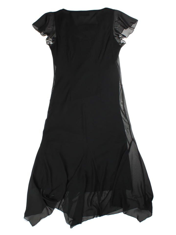 90's Cowl Neck Maxi Dress (Size M)