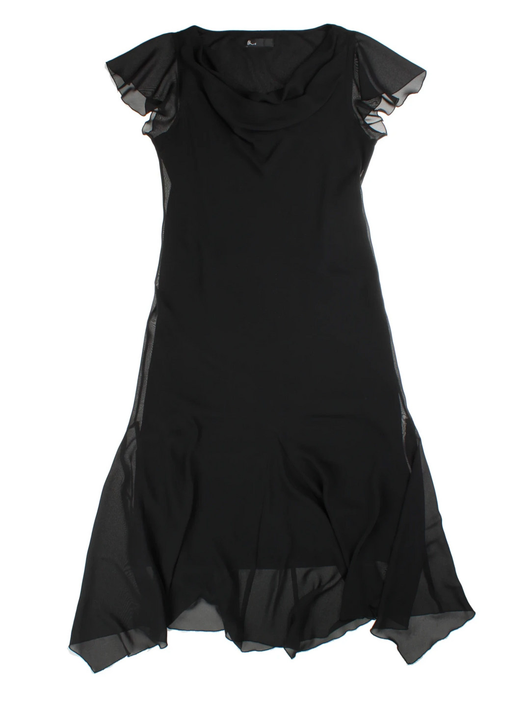 90's Cowl Neck Maxi Dress (Size M)