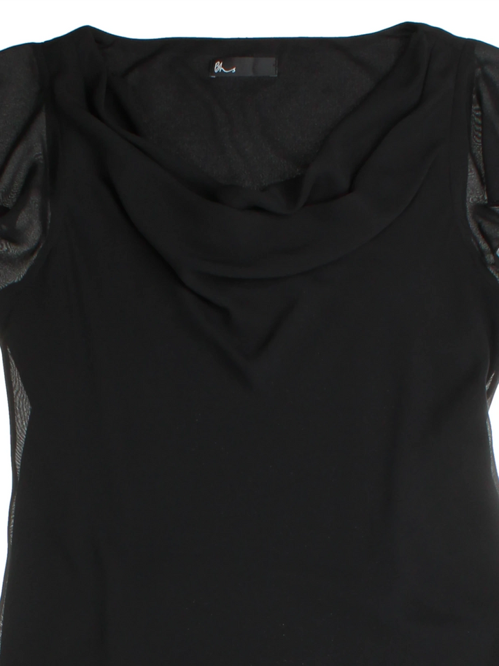 90's Cowl Neck Maxi Dress (Size M)